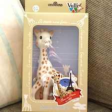 Vulli Sophie the Giraffe Teething Toy in the Box