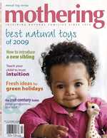 Mothering Magazine Featured Sophie the Giraffe Teether on the Magazine Cover